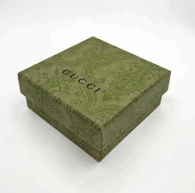 Gucci Small Green Jewellery box with hessian pouch