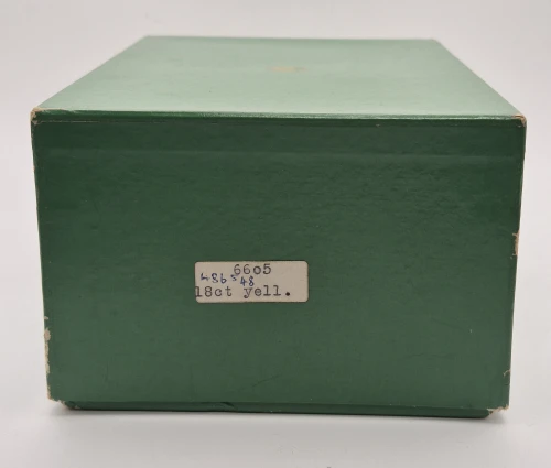 Vintage Rolex Datejust maxi coffin watch box 247509 Circa 1961 with Blank paperwork