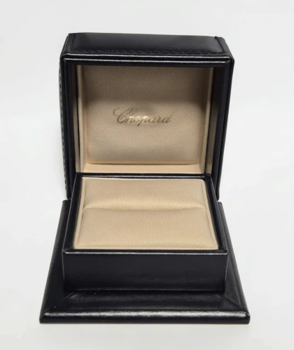 Chopard ring box 94001-0050 small size blue leather with outer box