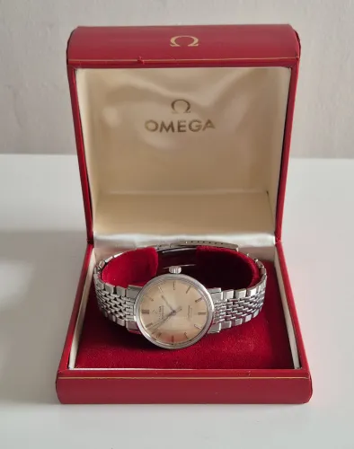 Omega Seamaster De Ville 14765 61SC Automatic watch patina dial Circa 1961