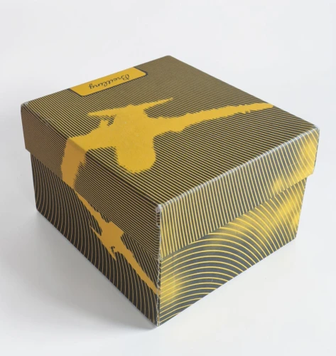 Breitling bakelite octagon shape watch box with outer box Circa 2000s