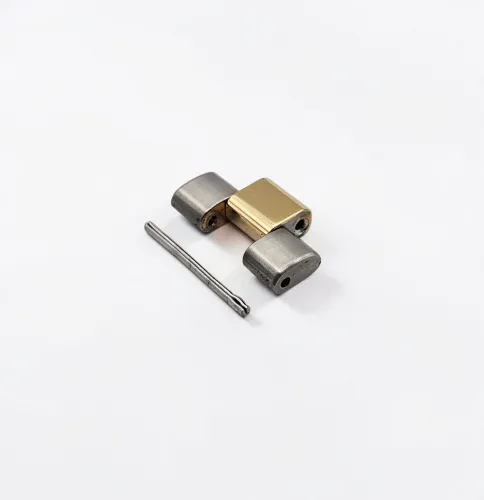 TAG Heuer BB0314 Bi-colour bracelet links 17 x 6mm Gold plated centre / Steel