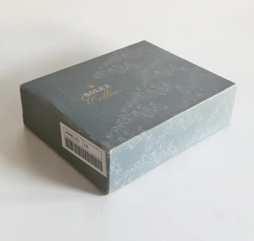 Vintage Rolex Cellini watch box Black leather box with manual & accessories 1997 49.00.08