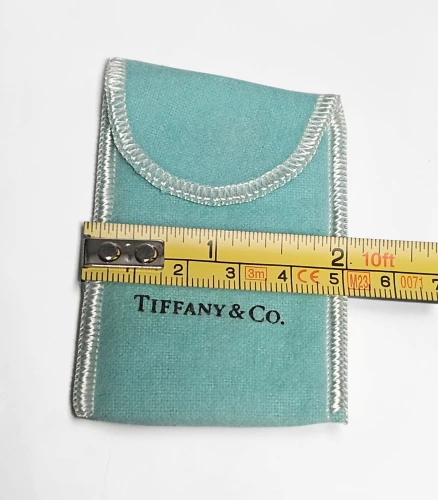 Tiffany & Co. Small rectangle pouch with box
