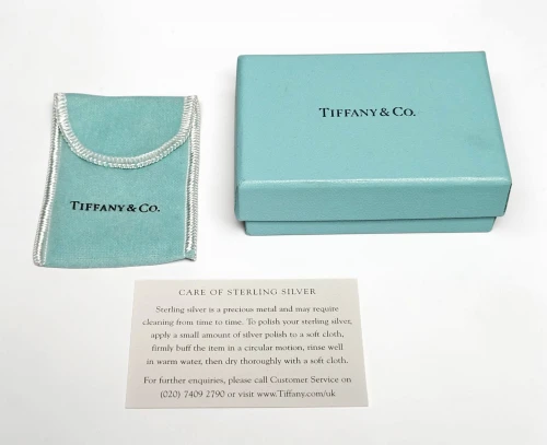 Tiffany & Co. Small rectangle pouch with box