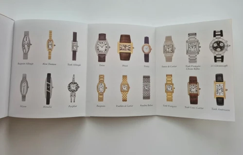 Cartier Instruction manual Circa 2000s PCWA0065 Baignoire, Santos, Tank ect