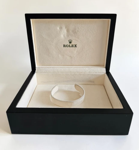 Rolex Cellini black lacquer wood box 50.00.09  box & wallet circa 1990-2000s