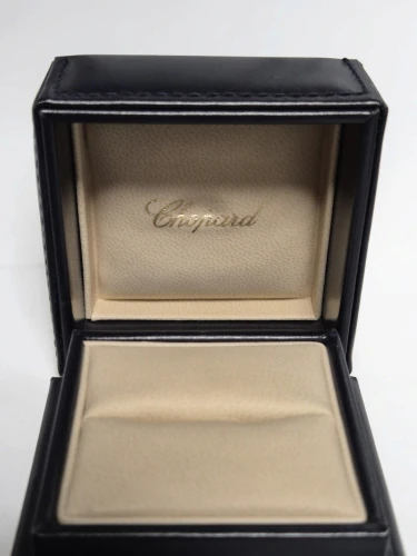 Chopard ring box 94001-0050 small size blue leather with outer box