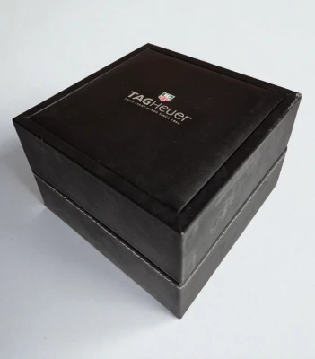 TAG Heuer Black square box Circa 2005-2010 Black Inner lining