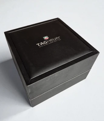 TAG Heuer Black square box Circa 2005-2010 Black Inner lining