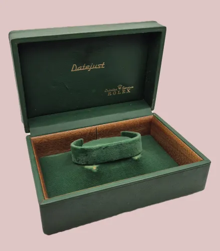 Vintage Rolex Datejust maxi coffin watch box 247509 Circa 1961 with Blank paperwork