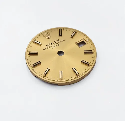 Rolex Date 26mm dial Champagne with wide markers Circa 1970s - 1990s