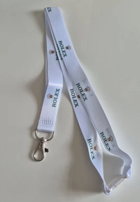 Rolex White Lanyard with box