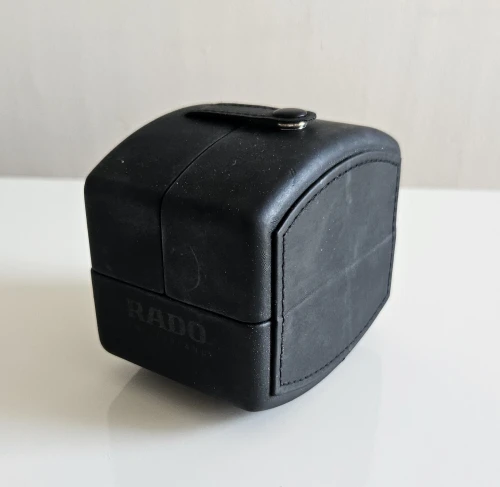 RADO travel watch box black PU leather