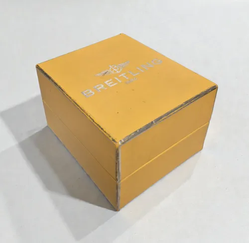 Breitling Outer box only Yellow & Silver colour circa 2000s