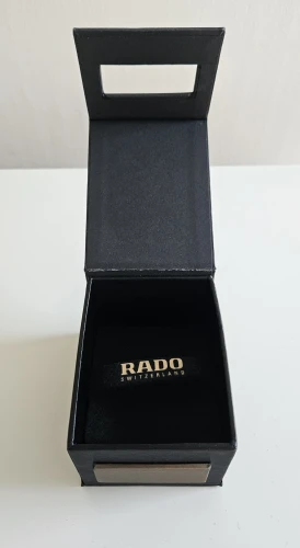 RADO modern watch box with fabric travel pouch
