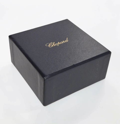 Chopard ring box 94001-0050 small size blue leather with outer box