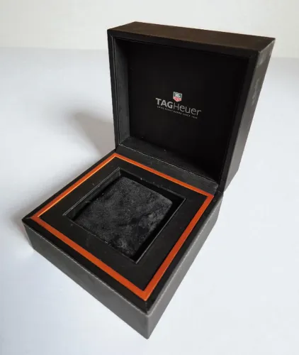 TAG Heuer Watch box Black square style Circa 2000s Inner box only