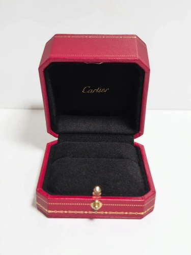 Cartier ring box CRCOJO4005 black slit design with outer box