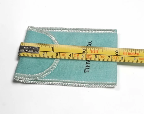 Tiffany & Co. Small rectangle pouch with box