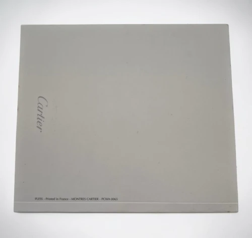 Cartier Instruction manual Circa 2000s PCWA0065 Baignoire, Santos, Tank ect