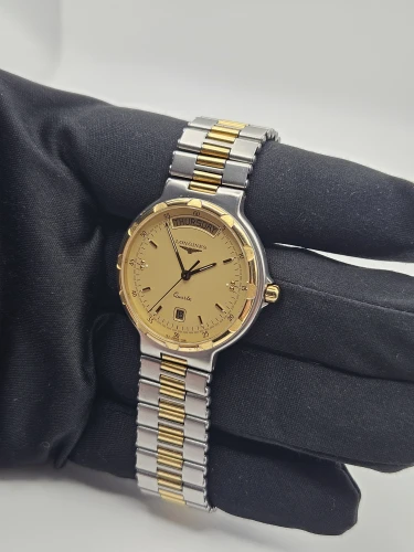 Longines Conquest Day-Date 33mm Bi-colour