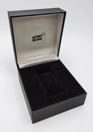 Montblanc Watch box Black with gold trim + blank papers 2006
