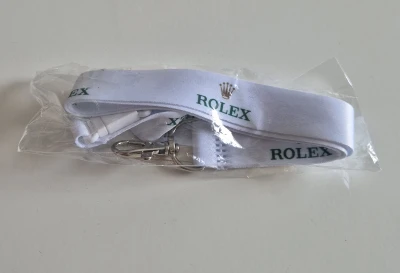 Rolex White Lanyard with box