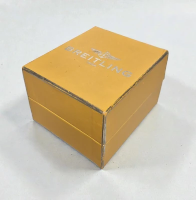 Breitling Outer box only Yellow & Silver colour circa 2000s