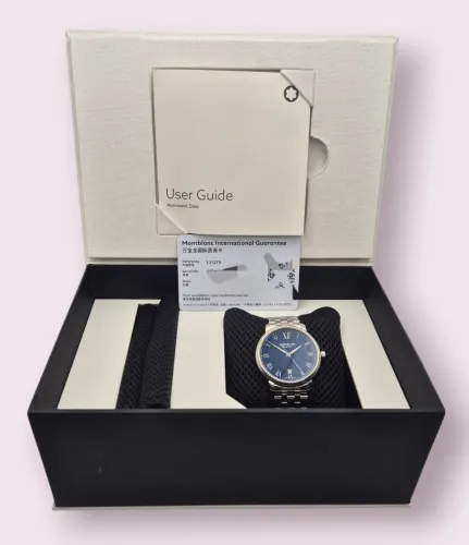 Montblanc Tradition 7542 131275 Blue dial Box & Papers