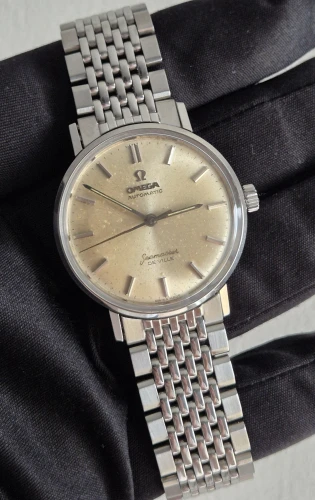 Omega Seamaster De Ville 14765 61SC Automatic watch patina dial Circa 1961