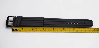Constantin Weisz Grey silicone watch strap 22.5mm