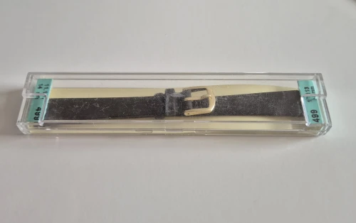 Apollo 14mm brown leather strap calf grain