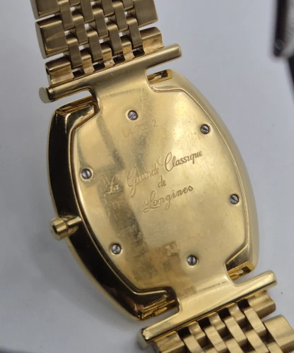 Longines La Grande Classique L4.705.2 Gold plated Tonneau 29.5mm Box & Papers