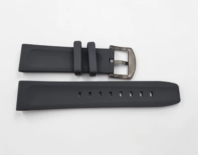 Constantin Weisz Grey silicone watch strap 22.5mm