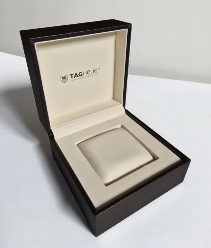 TAG Heuer watch box 2010-2016 Brown square with cream inner lining