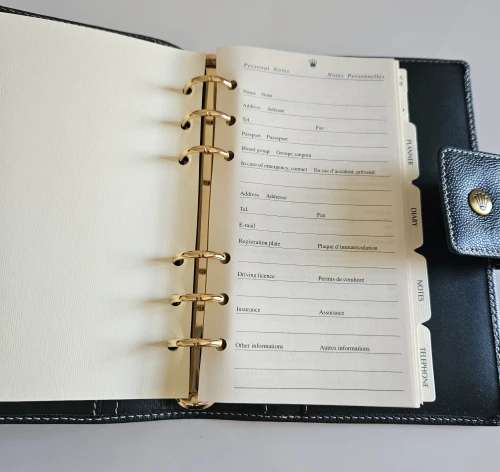 Rolex 2003 Leather Planner / Diary with box
