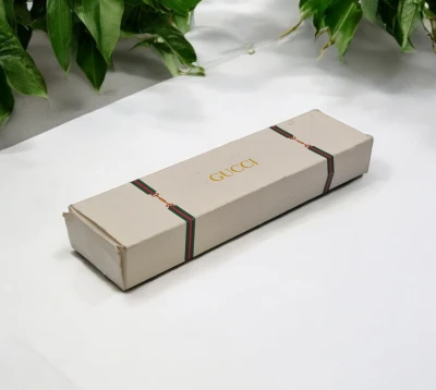 Gucci long watch box horsebit design circa 1980s