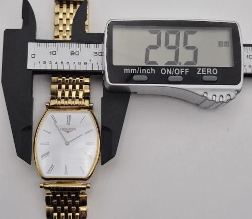 Longines La Grande Classique L4.705.2 Gold plated Tonneau 29.5mm Box & Papers