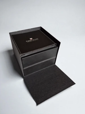 TAG Heuer Black square box Circa 2005-2010 Black Inner lining