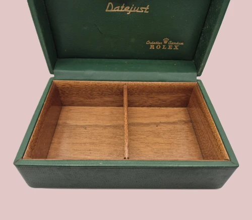 Vintage Rolex Datejust maxi coffin watch box 247509 Circa 1961 with Blank paperwork
