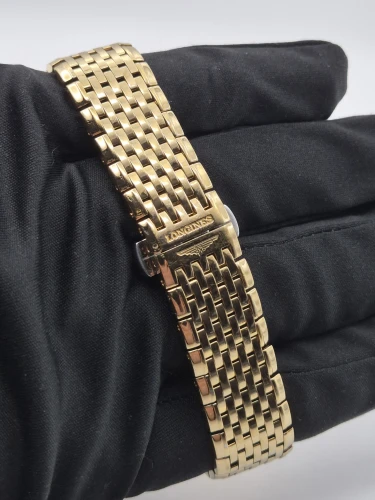 Longines La Grande Classique L4.705.2 Gold plated Tonneau 29.5mm Box & Papers