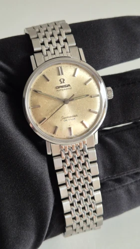 Omega Seamaster De Ville 14765 61SC Automatic watch patina dial Circa 1961