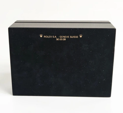 Rolex Cellini black lacquer wood box 50.00.09  box & wallet circa 1990-2000s
