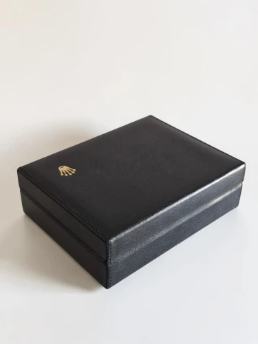 Vintage Rolex Cellini watch box Black leather box with manual & accessories 1997 49.00.08