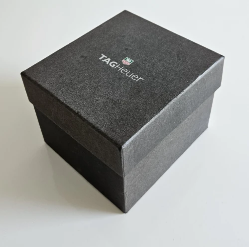 TAG Heuer black watch box early 00s helmet style