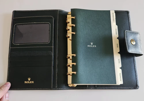 Rolex 2003 Leather Planner / Diary with box