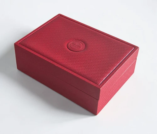 Vintage Rolex red jubilee watch box 60.00.02 leather 1980s-2000s *Marked