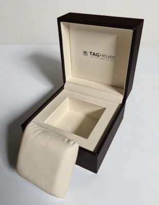 TAG Heuer watch box 2010-2016 Brown square with cream inner lining