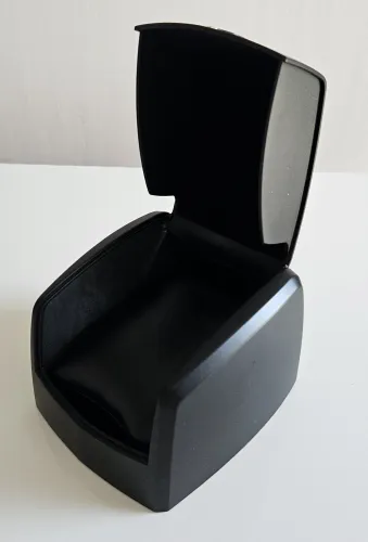 TAG Heuer black watch box early 00s helmet style